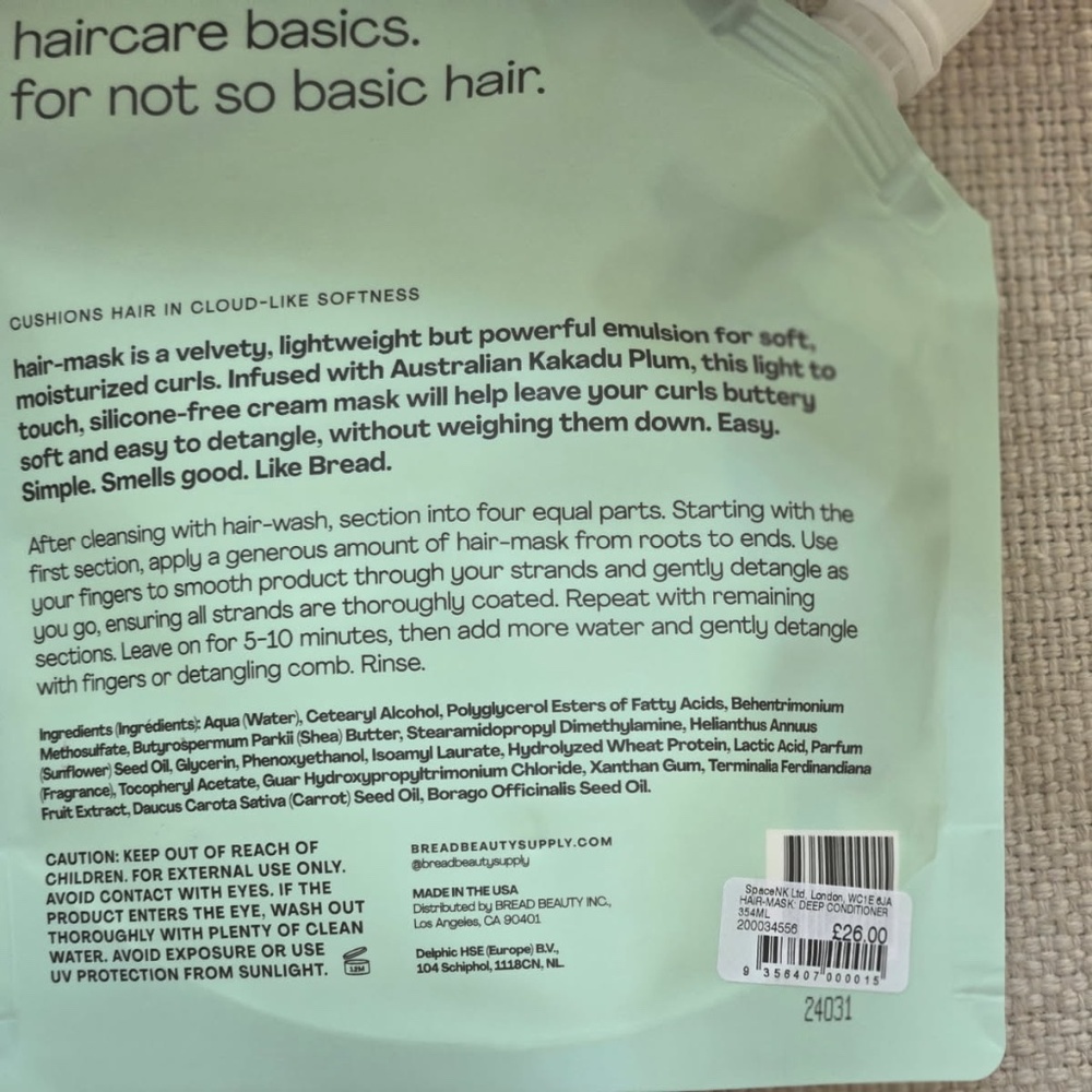 Hair Care  bundle: full size BREAD, LOVE, w/ Fiona Franchimon samples - Picture 3 of 9